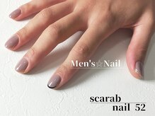 スカラべネイル52 春日部(Scarab Nail 52)/MEN'Sネイル☆