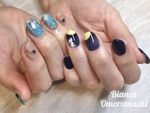 ビアンカ 沖縄おもろまち店(Bianca)/9月！十五夜ネイルの持ち込み♪