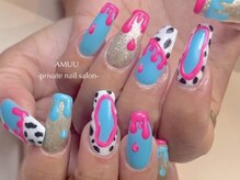 アミュー(AMUU)/お持ち込みぷっくりアートネイル