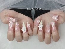 ピオミエルネイル 新宿(pio miel nail)/ピンクミルクネイル