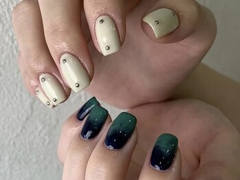 クレモアネイル 池袋西口店(CLEMORE NAIL)/個性派ちぐはぐネイル