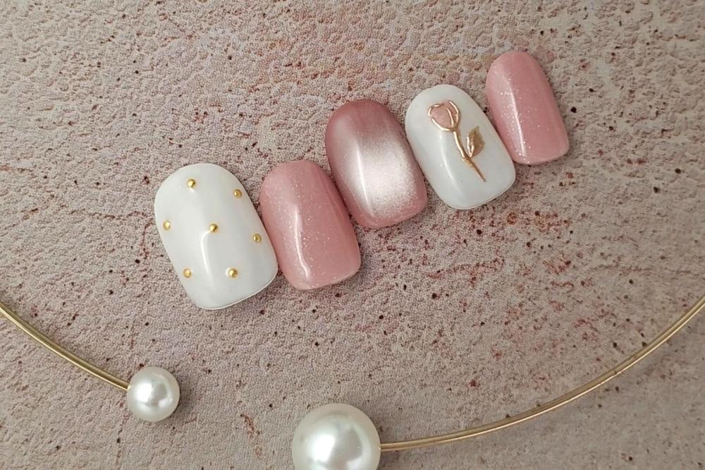 カチューシャネイル　チューリップネイル　ガーリーネイル ?media_id=3359823788220419291