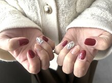 ブラン(Blanc)/ボルドー×埋めつくし