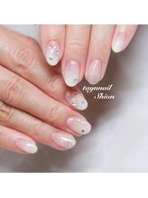 たゆ ネイル(たゆnail)/ホワイトグラデーションネイル