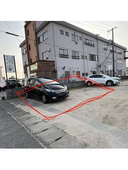 LUNA NAIL．【ルナネイル】/駐車場のご案内２