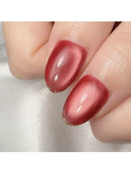 ベル 古川店(Belle)/ボルドーマグ×ラメライン