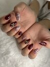 ツイード×ボルドー