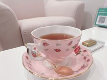 施術の後にはハーブティーなどのお飲み物をお出ししております。