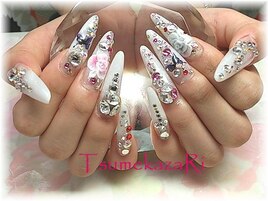 成人式★アゲハ★3D花★3Dスワロ