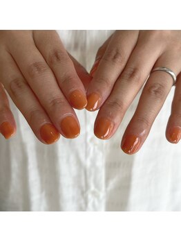 ロカネイルズ(roca nails)/orange color