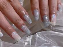 リーフ(Leaf)/フラッシュ×人魚ネイル