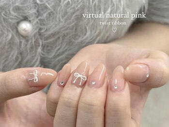 リン 恵比寿(RiN.)/ピンクリボンネイル akane