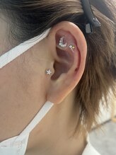 輝 らいと/耳つぼジュエリー片耳3個ずつ