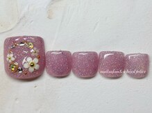 フェリーチェ(nail salon＆school felice)/フットネイル/定額制8800円/瑞江