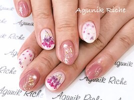 【押し花ネイル】