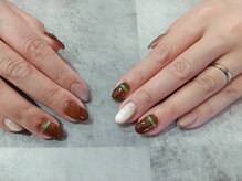 朱花 プルバイシュカ(fle by 朱花)/アートネイル