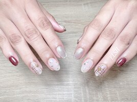 チェックネイル