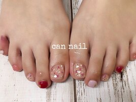 押し花フット♪