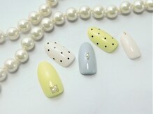 ネイルサロン ブランシュール(Nail Salon Blancheur)/パステルドットネイル