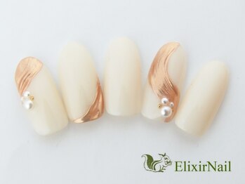 エリクサーネイル 池袋(Elixir Nail)/定額a シンプル/クーポン使用