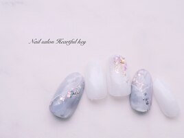 大理石ネイル¥9000