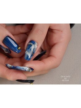 手描きアートが得意なサロン