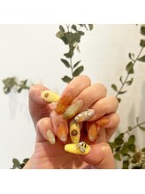 エヌ(N)/ひまわりネイル