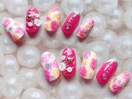 春フラサーネイル