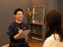 施術の前にしっかりカウンセリングを行います！