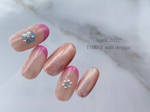 スリー(THREE)/Apr.2022/nail design