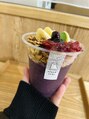 ほぐしの名人 小新店 最近アサイーボウルの美味しさにびっくりしました…!