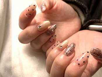 武蔵小杉ネイルサロン ケイ プラス(K.PLUS)の写真/【定額デザインコース￥5500～】ケアやアートも全て込みでこのお値段★お手頃価格でネイルが楽しめます♪