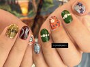 カラフルポップネイル