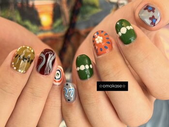 ルカ 原宿(lux)/カラフルポップネイル