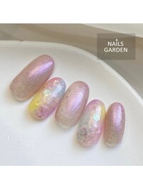 パステル×カラフルネイル