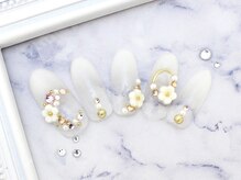 ネイルサロンフォーユー(for u)/きらきらフラワー￥７９８０