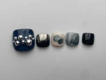 クレモアネイル 池袋西口店(CLEMORE NAIL)/ボール×インクネイル