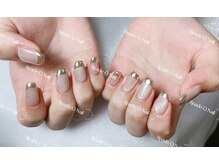 スペードキューネイル 新宿店(Spade Q Nail)/ミラーフレンチ