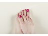 【FOOT】オフ込みフットジェルネイルワンカラ－&角質ケア2点セット特別価格