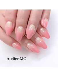 キラキラカラーグラデーション