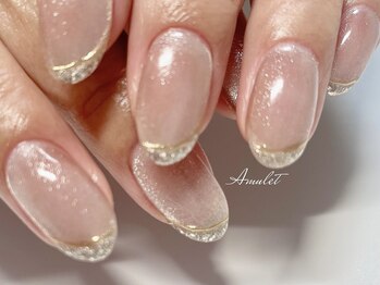 マグネット×ラメ×ミラーライン