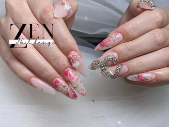 ゼン ネイル デザイン 池袋(ZEN NAIL DESIGN)/* 長 さだしやり放題×つけ放題