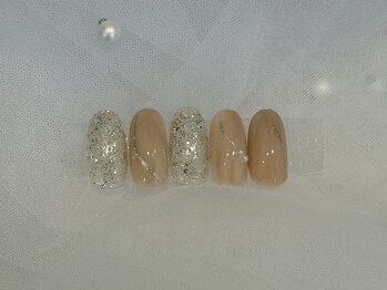 latte.nail【ラテネイル】[富山ネイル/ワンカラー/マグネット/フィルイン/長さだし]/定額デザイン　A