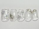 ぷっくりホロお花¥4500