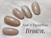 ブラウン(Brown.)/シンプルアート