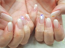 ネイルローズ(NAIL Rose)/ふんわりグラデーション