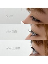 ヌンバイブリック(nun by Blic)/瞼に当たらない立ち上げデザイン