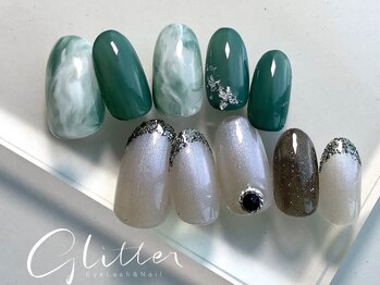 グリッター(GLITTER)/定額ネイル