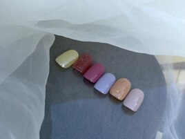 華やかパステルカラー