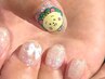 6月末まで限定★木村指名/一本キャラクター＋シンプル概念ネイル￥7950